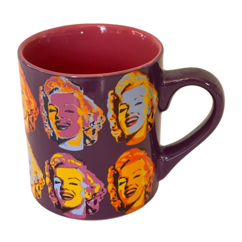 Marilyn Monroe Mug Vintage Radio Days Andy Worhol Style Art 4" Coffee Tea Cup